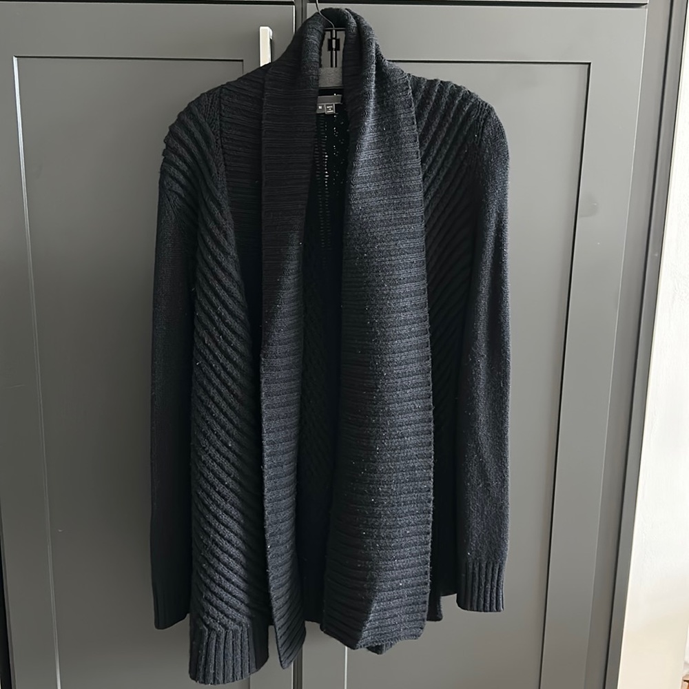 Vince Chevron Knit Cardigan